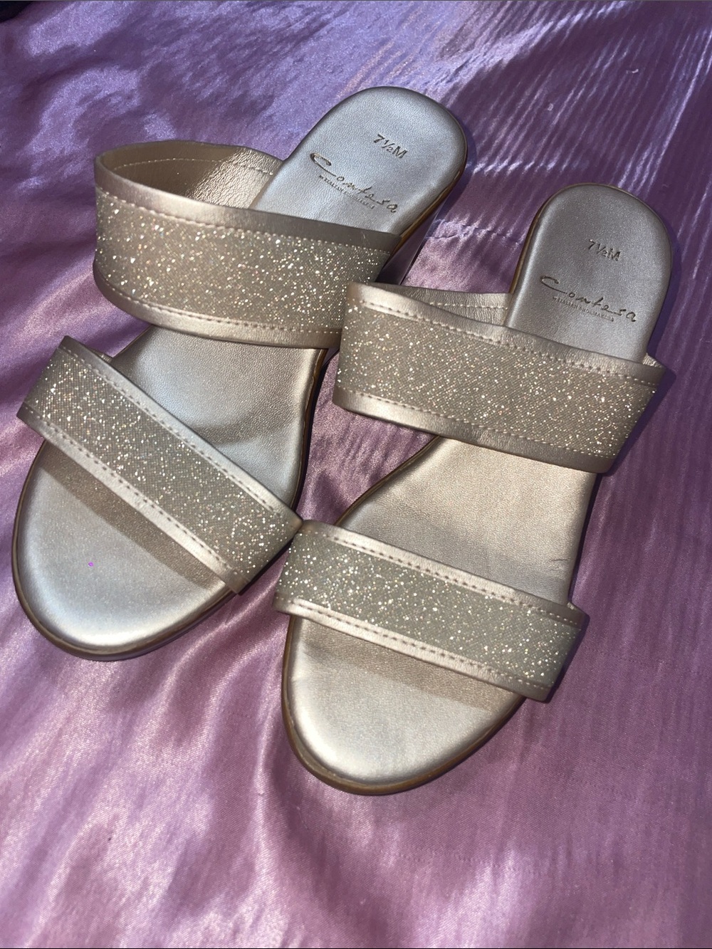 Contesa Gold Wedge Heels ✨ - Picture 2 of 2